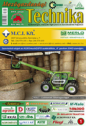 Mezőgazdasági Technika 2016/1 Mezőgazdasági Technika